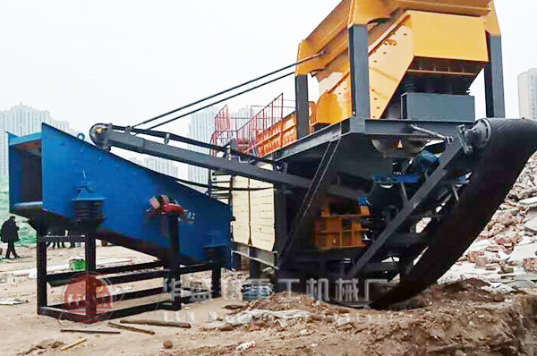 移動(dòng)對(duì)輥破碎機(jī)廠家，破碎哪些物料